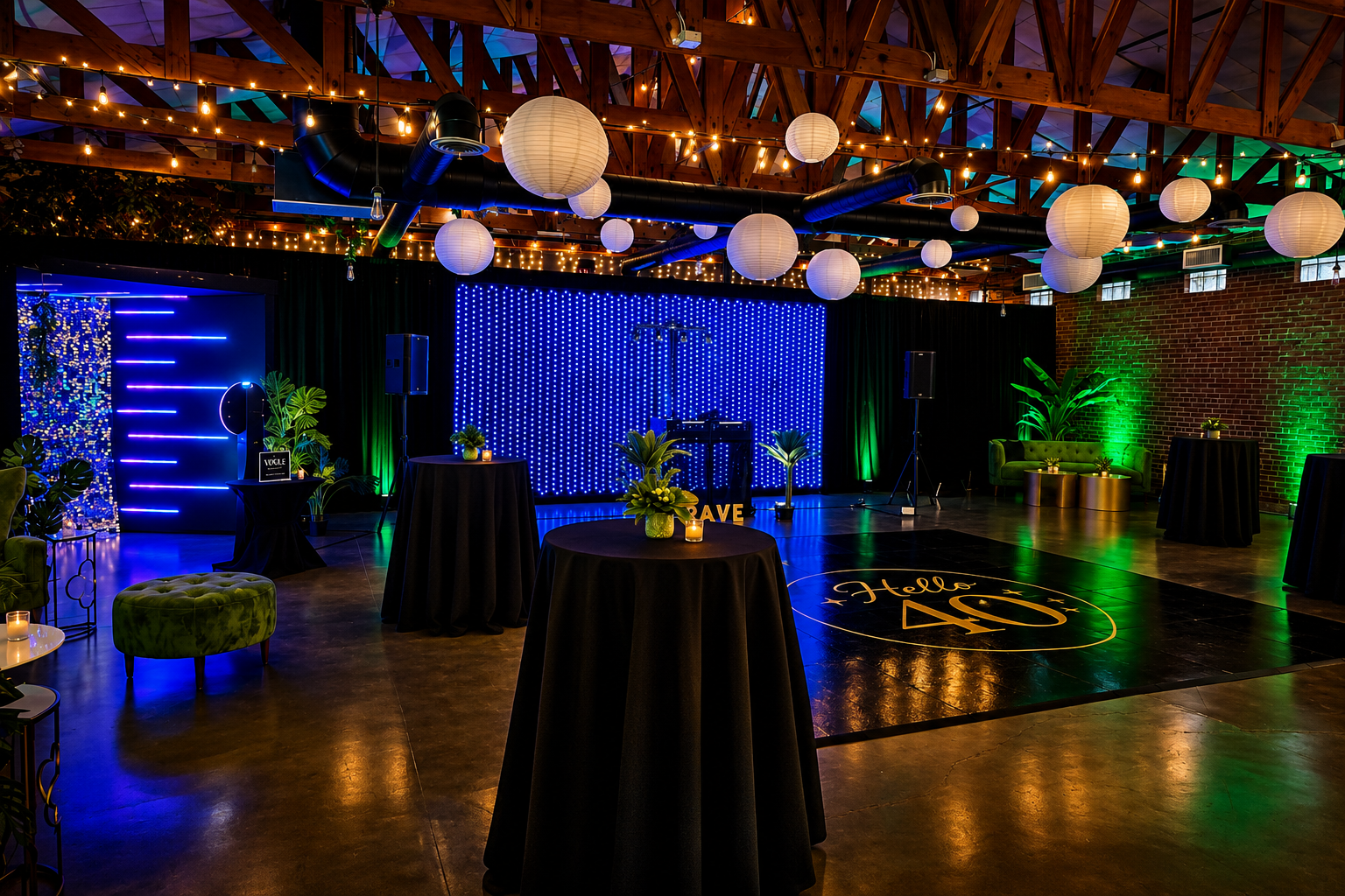 Luxury event environment by Crazy Shotz Entertainment